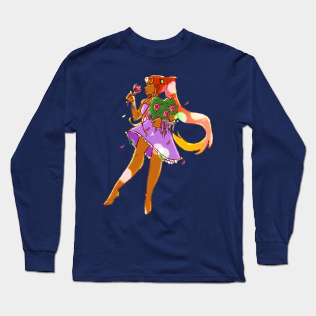 Summer Starfire Long Sleeve T-Shirt by The.Pretty.Latina